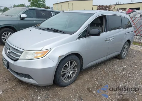2011 Honda Odyssey Ex-L from USA, damaged, VIN 5FNRL5H60BB044976